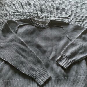 Free People White Spring Street Sweater